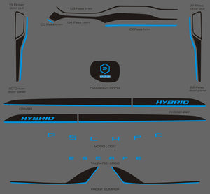 Ford Escape Hybrid (SUV) | 2020-2022 | Rocker (2Tone) Kit | #FOES20RIK