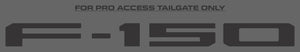 Ford F-150 (SuperCab) | 2025-2025 | Tailgate Logo | #FOF125LO1