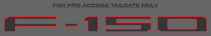 Ford F-150 (SuperCab) | 2025-2025 | 2Tone Tailgate Logo | #FOF125Li1