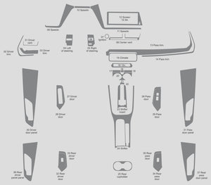 Toyota Prius Prime (Hatchback) | 2023-2026 | Dash kit (Full) | #TOPR23INF