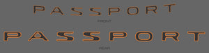 Honda Passport (SUV) | 2026-2026 | Logo Kit (2Tone) | #HOPA26LIK