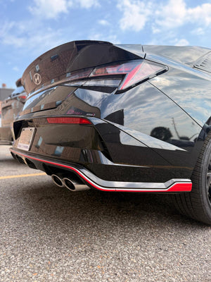 Hyundai Elantra N Line (Sedan) | 2024-2025 | Rocker (2Tone) Kit | #HYEN24RIK