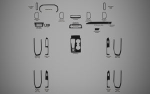 Ford Bronco Sport (SUV) | 2021-2024 | Dash kit (Full) | #FOBS21INT