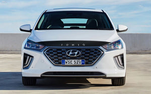 Hyundai Ioniq híbrido enchufable (Hatchback) | 2018-2022 | Deflector de capó con logo | #HYIO18DEL