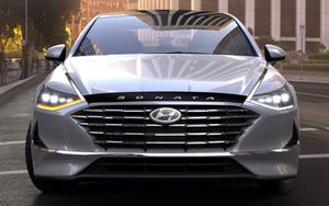 Hyundai Sonata (sedán) | 2020-2023 | Deflector de capó con logo | #HYSO20DEL