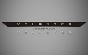 Hyundai Veloster (Hatchback) | 2019-2022 | Logotipo de la capucha | #HYVE19LOG