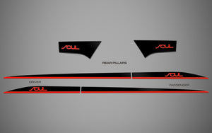 Kia Soul EV (Wagon) | 2020-2025 | Rocker (2Tone) Kit | #KISO20RIK