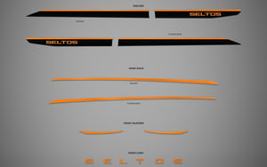 Kia Seltos (SUV) | 2021-2025 | Rocker (2Tone) Kit | #KISS21RIK