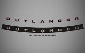 Mitsubishi Outlander (SUV) | 2022-2024 | Logotipo de la capucha | #MIOU22LOI