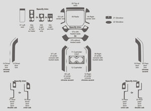 Chevrolet Silverado 1500 (Crew Cab) | 2014-2018 | Dash kit (Full) | #CHSI14INF