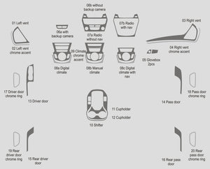 Hyundai Santa Fe (SUV) | 2013-2018 | Dash kit (Full) | #HYSA13INF