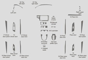 Honda Fit (Hatchback) | 2015-2020 | Dash kit (Full) | #HOFI15INF