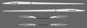 Honda Civic (Sedan) | 2016-2021 | Rocker Kit | #HOC416RKK
