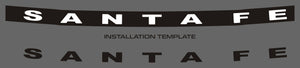 Hyundai Santa Fe (SUV) | 2019-2020 | Logotipo de la capucha | #HYSA19LOG