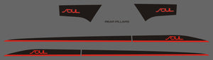 Kia Soul (Wagon) | 2020-2025 | Rocker (2Tone) Kit | #KISO20RIK