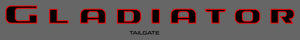 Jeep Gladiator (Pickup) | 2020-2025 | Tailgate Logo | #JEGL20LIT