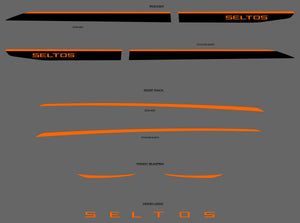 Kia Seltos (SUV) | 2021-2025 | Rocker (2Tone) Kit | #KISS21RIK