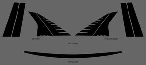 Hyundai Elantra (Sedan) | 2021-2023 | Pillars kit | #HYEL21PIK