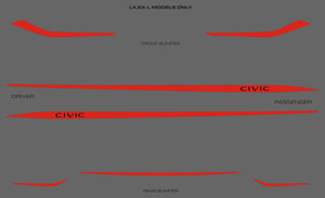 Honda Civic (Hatchback) | 2022-2024 | Rocker Kit | #HOC522RKK