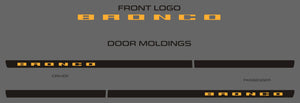 Ford Bronco (SUV) | 2021-2025 | Exterior Trim | #FOBR21EXK