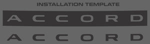 Honda Accord (Sedan) | 2023-2026 | Tailgate Logo | #HOAC23LOT