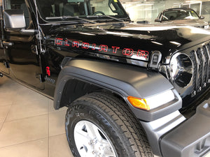 Jeep Gladiator (Pickup) | 2020-2025 | 2Tone Hood Logo | #JEGL20LIG