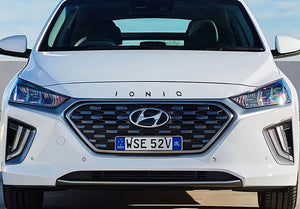 Hyundai Ioniq Híbrido (Hatchback) | 2018-2022 | Logotipo de la capucha | #HYIO18LOG