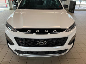 Hyundai Kona N (SUV) | 2022-2023 | Hood Deflector w/logo | #HYKN22DEL