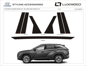 Hyundai Tucson N (SUV) | 2022-2024 | Exterior Trim | #HYTU22PIK