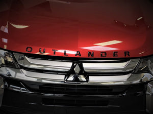 Mitsubishi Outlander (SUV) | 2014-2021 | Logotipo de la capucha | #MIOU16LOG