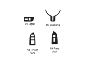 Subaru BRZ (Coupé) | 2013-2019 | Kit de tablero (completo) | #SUBR13INF