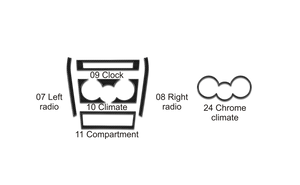 Subaru BRZ (Coupé) | 2013-2019 | Kit de tablero (completo) | #SUBR13INF