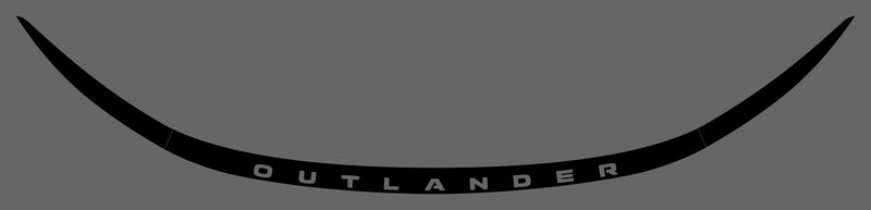 Mitsubishi Outlander (SUV) | 2022-2025 | Hood Deflector w/logo | #MIOU22DEL