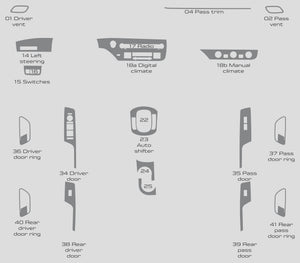 Hyundai Kona (SUV) | 2024-2026 | Dash kit (Full) | #HYKO24INT
