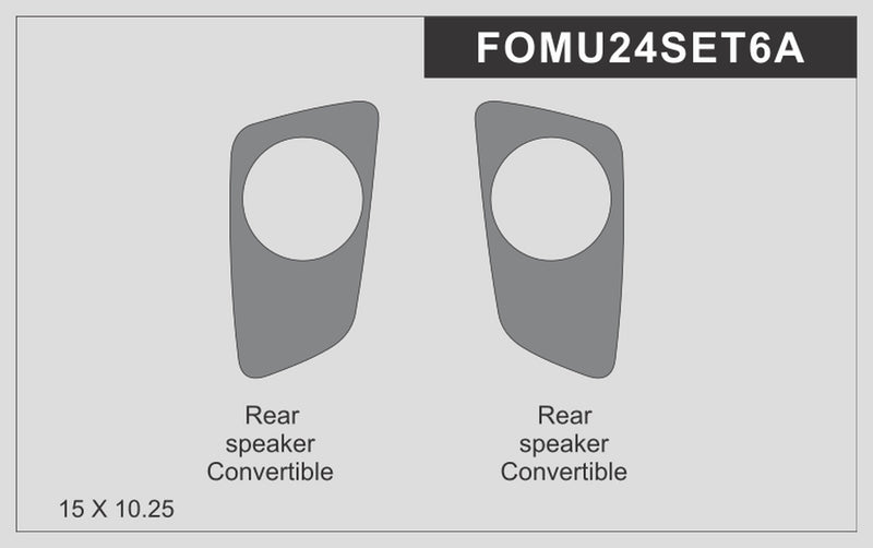 Ford Mustang (Convertible) | 2024-2025 | Special Selection | #FOMU24SET6A