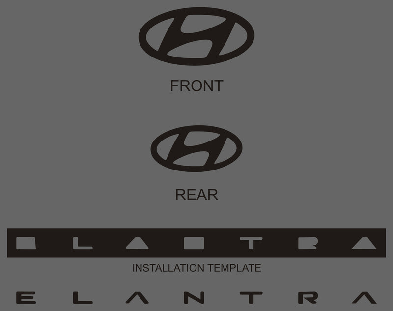 Hyundai Elantra N (Sedan) | 2024-2025 | Spoiler trim | #HYEL24BDG