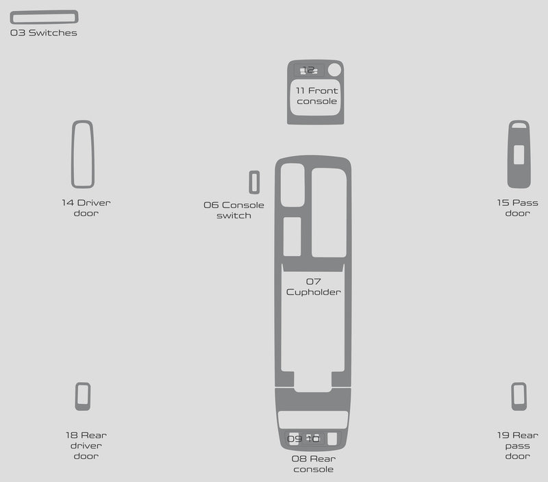 Nissan Ariya (SUV) | 2023-2025 | Dash kit (Signature) | #NIAY23SGN