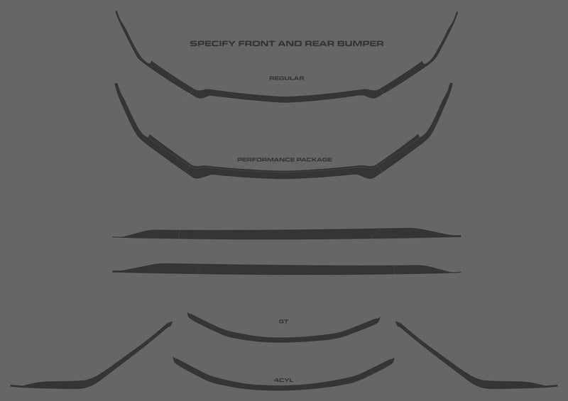 Ford Mustang (Coupe) | 2018-2023 | Rocker Kit | #FOMU18RKK