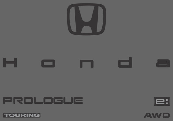 Honda Prologue (SUV) | 2024-2025 | Spoiler trim | #HOPR24BDG