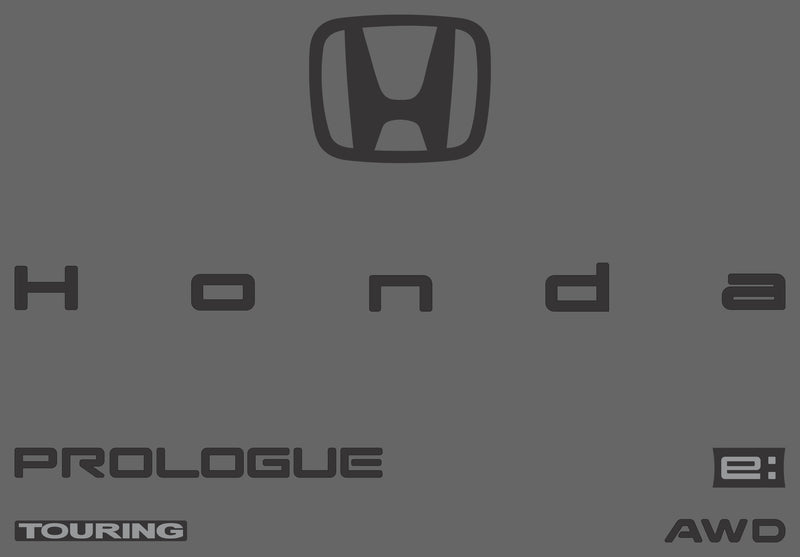 Honda Prologue (SUV) | 2024-2025 | Spoiler trim | #HOPR24BDG