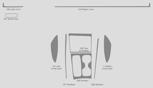 Hyundai Santa Cruz XRT (Pickup) | 2025-2025 | Dash kit (Signature) | #HYSC25SGN