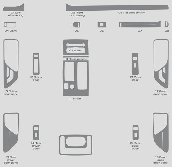 Lincoln Aviator (SUV) | 2020-2024 | Dash kit (Full) | #LIAV20INF