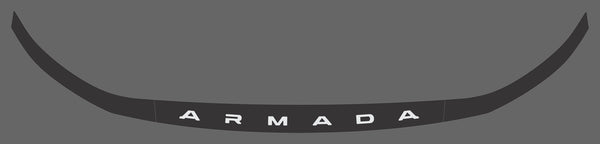 Nissan Armada (SUV) | 2025-2025 | Hood Deflector w/logo | #NIAR25DEL