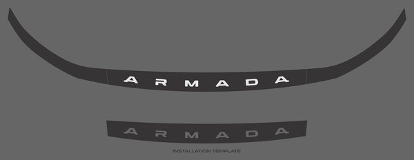 Nissan Armada (SUV) | 2025-2025 | Hood Deflector + logo | #NIAR25DEK