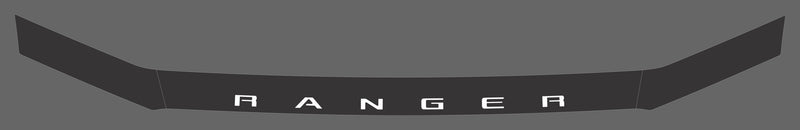 Ford Ranger (SuperCab) | 2023-2025 | Hood Deflector w/logo | #FORA23DEL