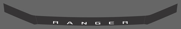 Ford Ranger (SuperCrew) | 2023-2025 | Hood Deflector w/logo | #FORA23DEL