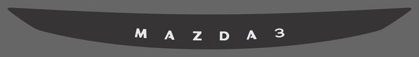 Mazda 3 (Hatchback) | 2019-2025 | Hood Protector w/logo | #MAM319DEL