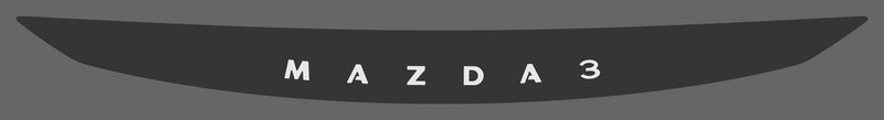 Mazda 3 (Sedan) | 2019-2025 | Hood Deflector w/logo | #MAM319DEL