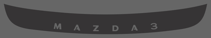Mazda 3 (Sedan) | 2019-2025 | Bumper protector w/logo | #MAM319BUL
