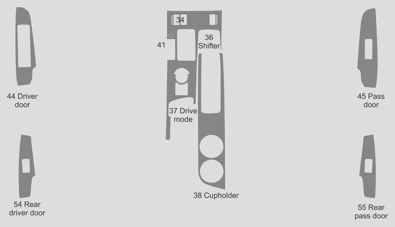 Lexus IS 350 (Sedan) | 2014-2020 | Dash kit (Signature) | #LEIS14SGN